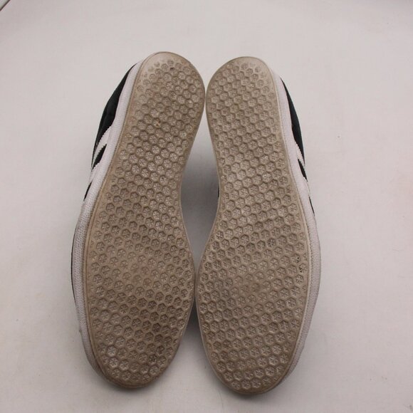 Adidas Originals Gazelle Men's Size 11.5 Black White Athletic Suede Sneakers - Picture 7 of 9